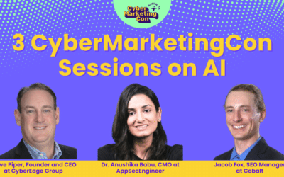 3 CyberMarketingCon Sessions on AI